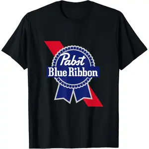 Pabst Blue Ribbon Beer Can Graphic Tee