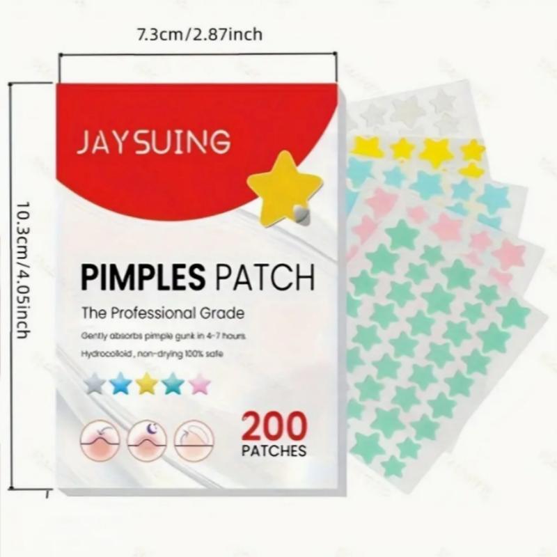 Pimple Patches for Face Hydrocolloid Acne Patches Star Zit Covers Spot Stickers Mild and non-irritating Patches 3 Sizes (10mm,12mm&14mm)