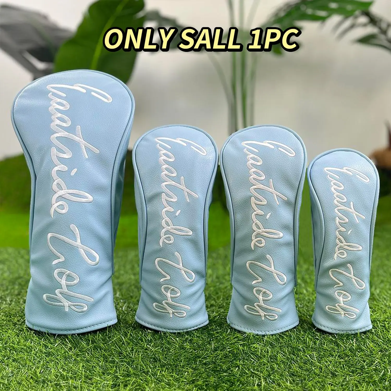 Golf Club Cover, 1 Count/4 Counts/set Golf Club Head Cover, Protective Cover for Driver Fairway Wooden Hybrids, Golf Accessories for Men & Women, Golf Gear, Golf Supply