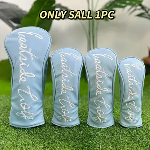 Golf Club Cover, 1 Count/4 Counts/set Golf Club Head Cover, Protective Cover for Driver Fairway Wooden Hybrids, Golf Accessories for Men & Women
