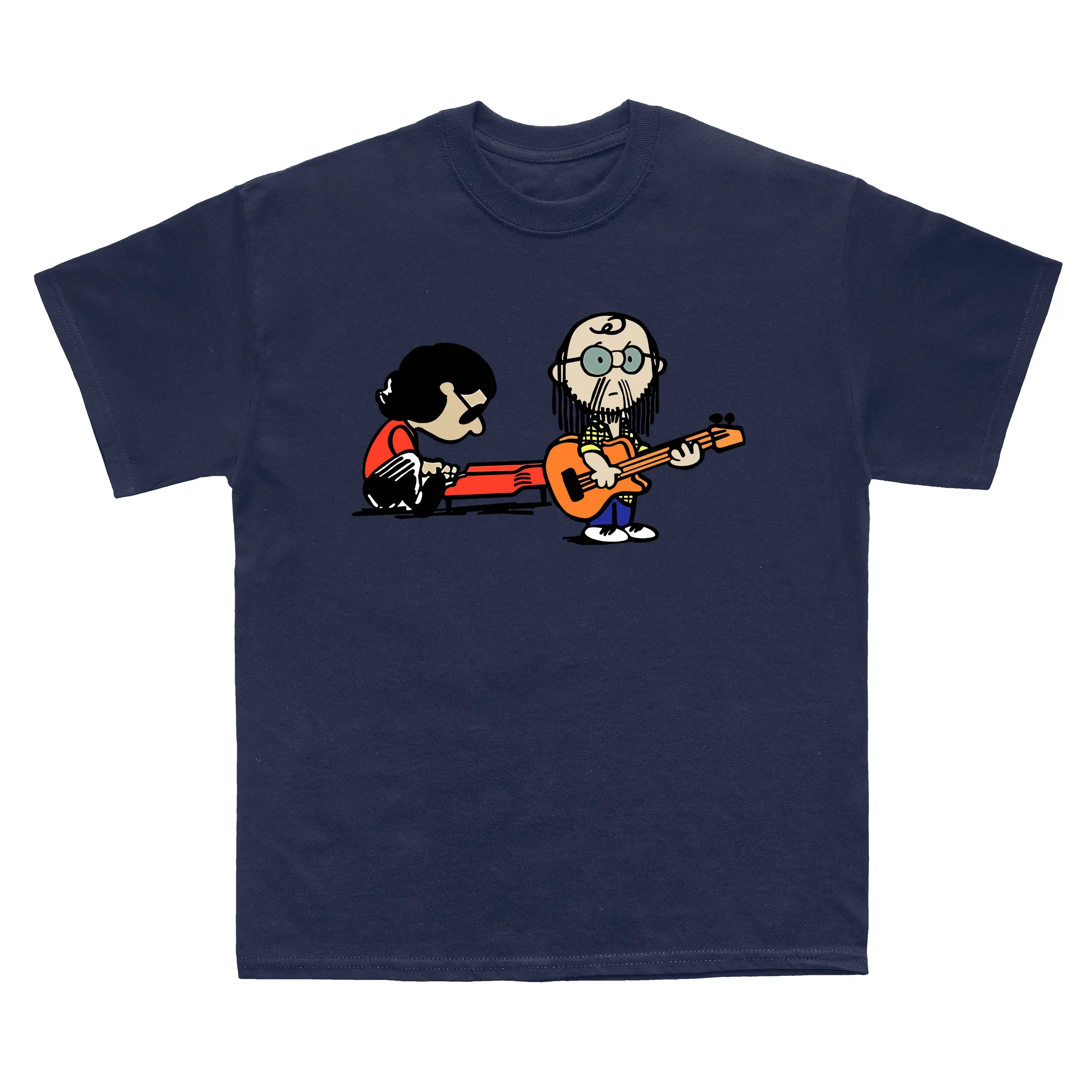 Steely Dan Cartoon T-Shirt , Funny Walter Becker & Donald Fagen