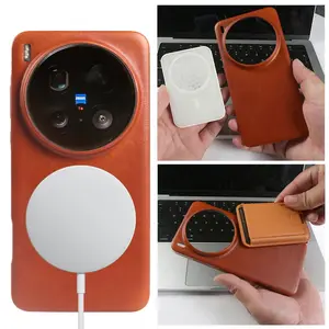 Liu Fei DigitalOil Wax Pattern Leather Phone Case for VIVO X300 Pro X200 Pro Mini X200S Ultra X100S X100 Magnetic Calfskin All-inclusive Shell