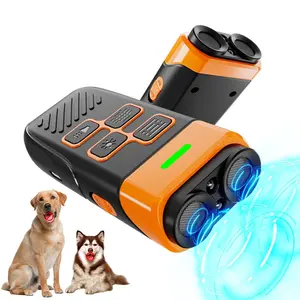 Dog Training Tool with LED Flashlight, Professional Sound Wave Barking Stopper, Rechargeable Portable Dog Calmer Device