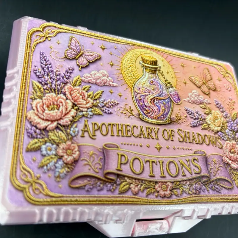 Pink Halloween Potion Box  Soft Apothecary Vibes
