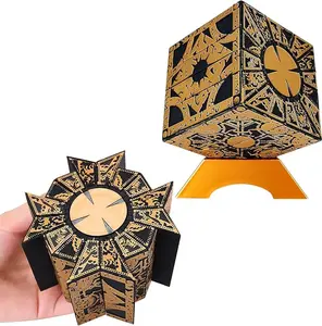 Easter Bonus Detachable Hellraiser Puzzle Box with Base - Functional Deformation Lock - High-Quality Plastic - Gift for Movie Fans - Educational & Fun - Perfect for Birthday, Holiday, Thanksgiving, Christmas
