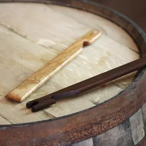 3-in-1 Oven Rack Puller / Pusher / Scraper Wooden Cherry Wood