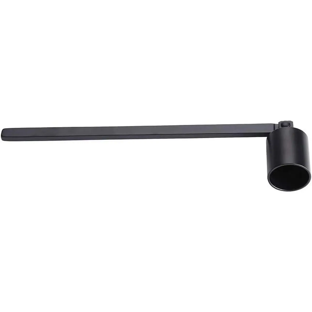 Candle Snuffer Black Elegant Candle Extinguisher Stainless Steel Candle Stopper Candle Accessory with Long Handle for Safe Extinguishing of Candle Wick Flame, 4 Colors