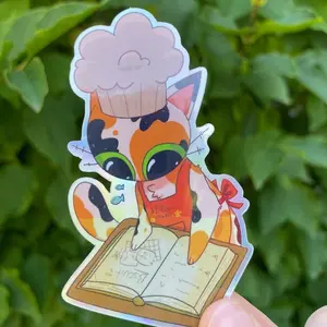 Cat sticker - Biscuit maker Plastic