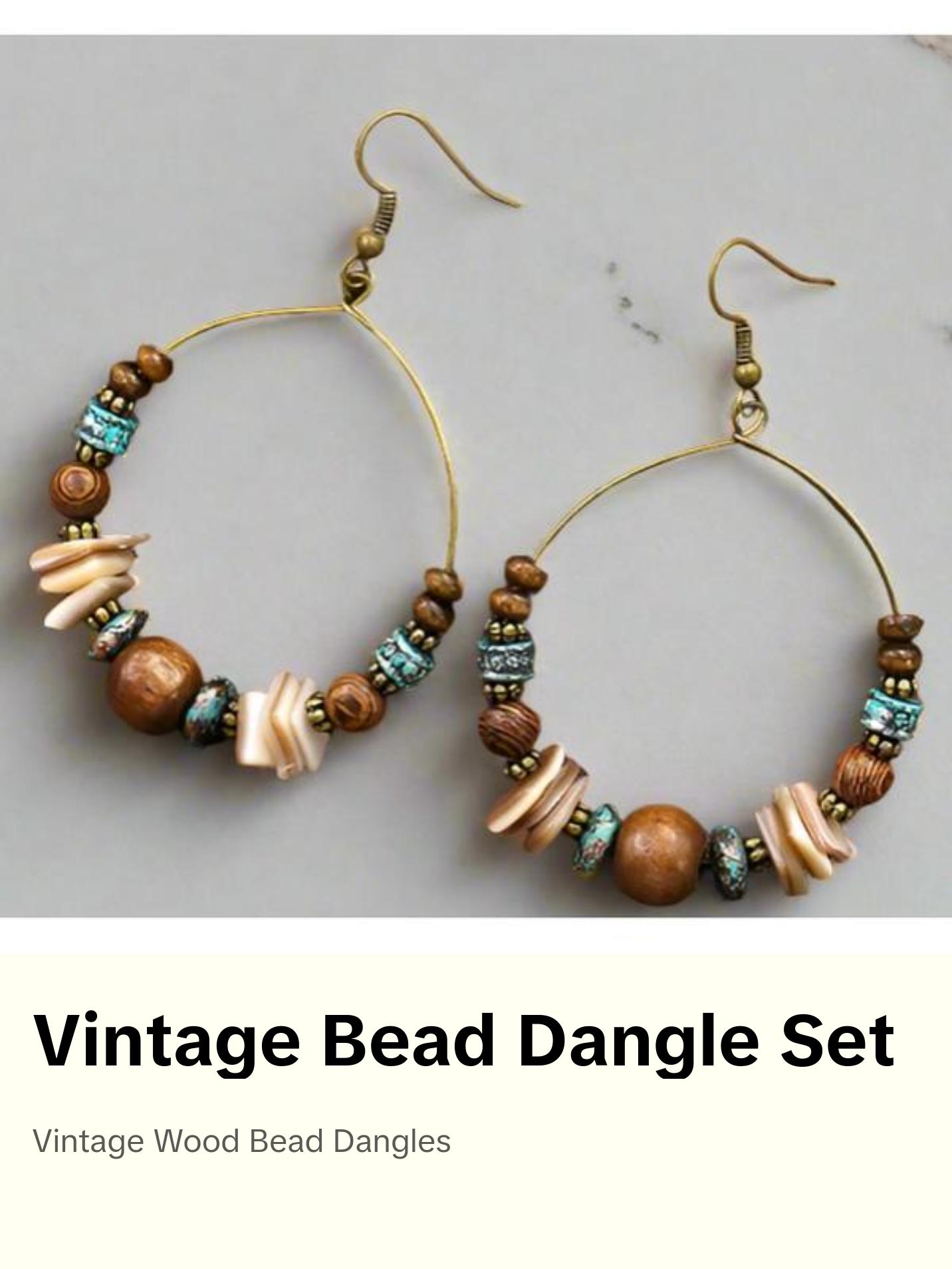 Bead Drop Earrings