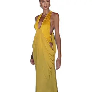 2piece women Sexy set low Neck sleeveless bodysuit +Mehs Patchwork. Dress