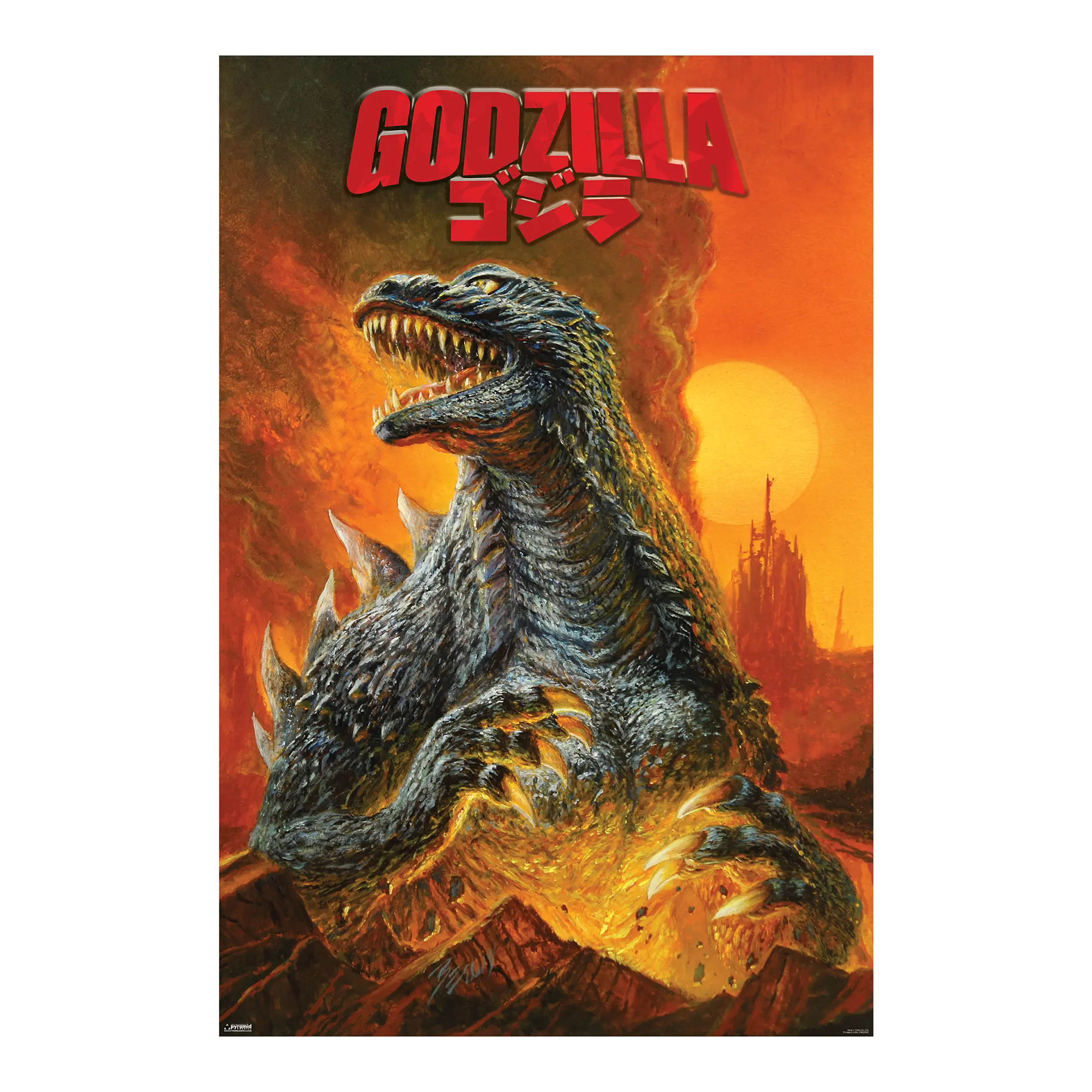 Godzilla - Rise Up - 24x36 Unframed Poster
