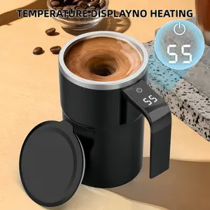 【Father's Day Gifts】Self-Stirring Coffee Mug Tumbler - 380ML Portable Automatic Mixing Beverage Mug, 200mAh High-Capacity Rechargeable Hand Mixer Cup, Father's Day Holiday Gift for Travel Use