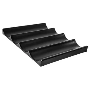 Marco Company Black Plastic 4-Step Banana Riser - 24" x 33" WS-568VEG10824B