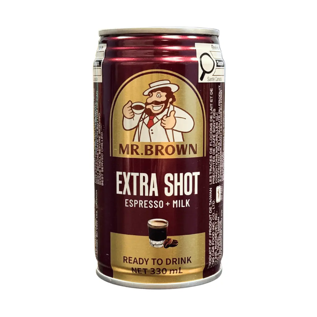 Mr. Brown Creamy Extra Shot Espresso & Milk Flavor Coffee Beverage - 330ml