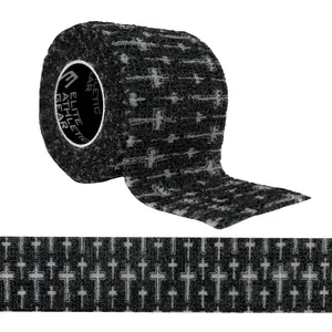 Faith Cross Black Self Stick Athletic Tape