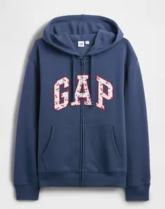 Relaxed Gap Logo Zip Hoodie