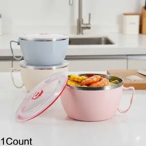 Premium Double-Layer Stainless Steel Lunch Box | Insulated Container for Hot & Cold Food | Easy Clean Portable Airtight Bento Boxes | Ideal for Office, School, Travel & Daily Commute | Reusable Meal Prep Solution | Leakproof Lunch Box