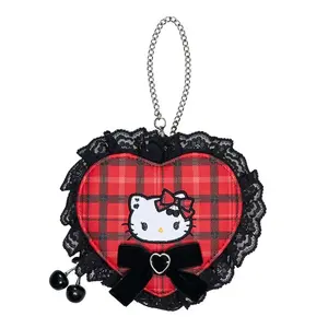 Hello Kitty Mini Pouch Charm (Rock ’n’ Check Series)