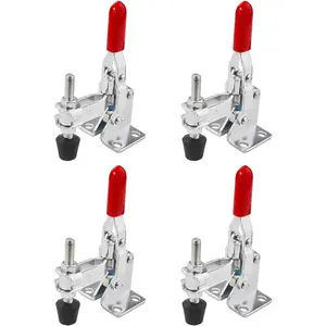 4 Pack Toggle Clamps Latch Vertical Quick-Release Toggle Clamp Antislip Holding Capacity:110 lbs Tool 101-A