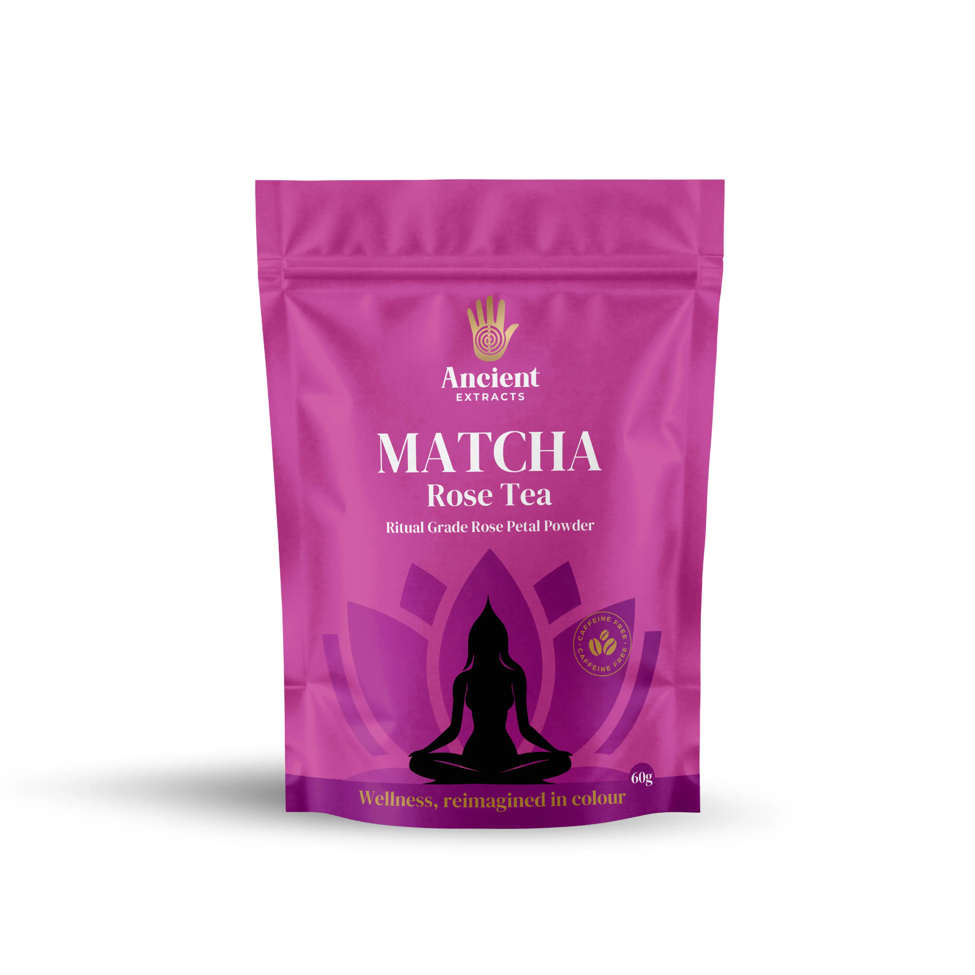 Rose Petal Powder - Colored Matcha Powder - Vegan & Caffeine Free (60g)