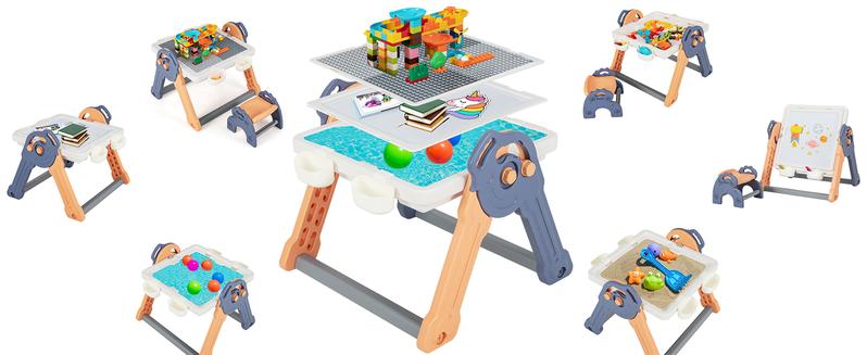 Costzon Art Easel toys, 3 in 1 Double-Sided Art Easel w/ Magnetic Dry Erase Board, Painting Writing Accessories, Birthday Gift Christmas Gift