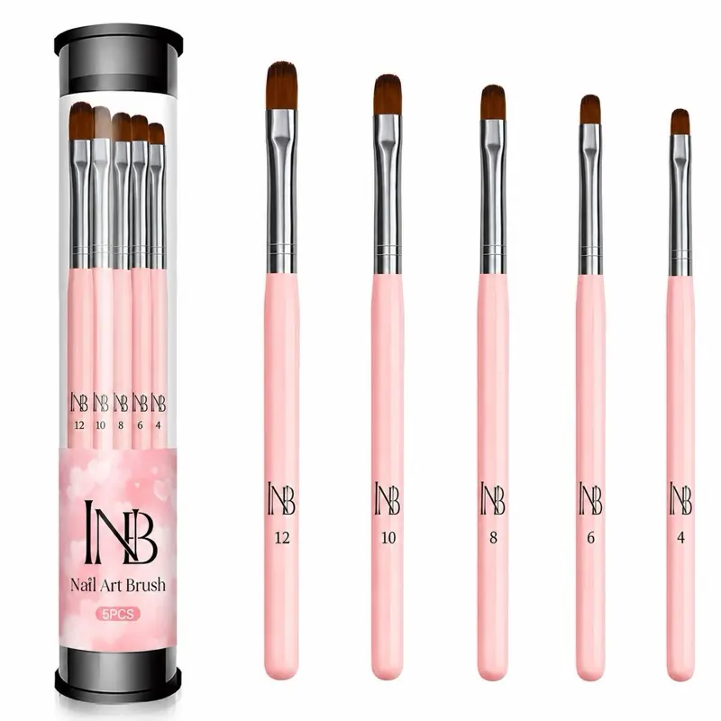 INB Professional Gel Brush Set 5 PCS
