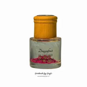 Dragonfruit Reed Diffuser - Handmade by Hayli Oil Diffuser with Dragonfruit Scent