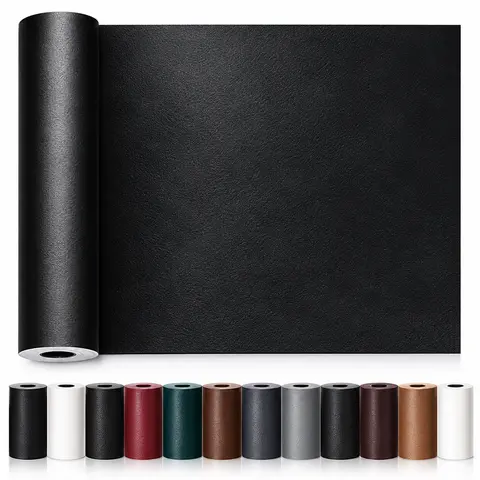 Extra-Large Self-Adhesive Leather Repair Patch (50*137 cm, 1mm Thick) - Healthy Materials, Advanced Adhesive Tech, Soft & Flexible, 3-Year Durability, Custom Cut, Flat, Scratch-Resistant, Waterproof, Seam-Friendly, Easy Fix for Indoor Furniture, Car Seats