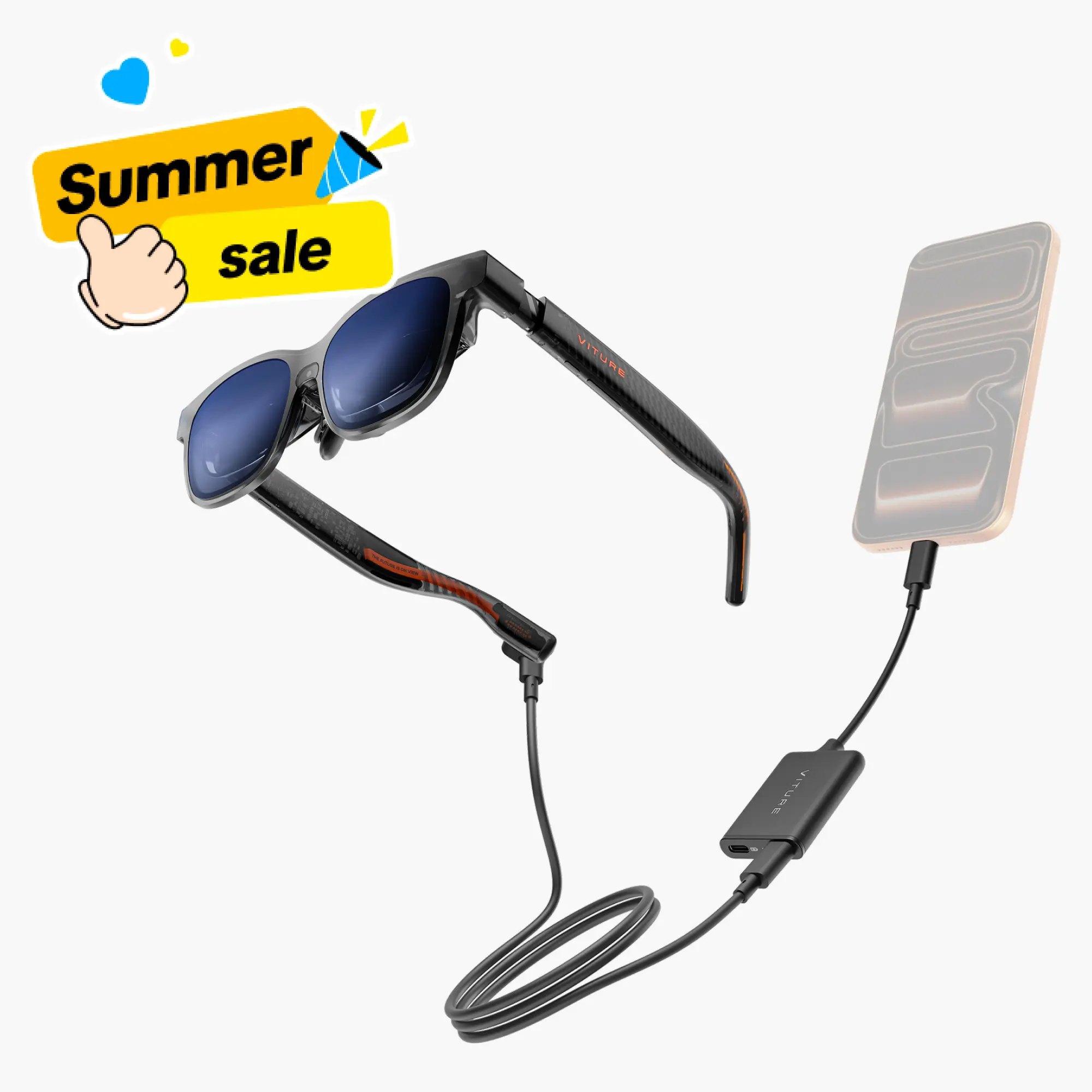 VITURE Luma Pro XR Glasses Bundle — 152" 1200p Crystal-Clear Immersive Display, 1000 Nits Brightness, Compatible with iPhone 17/16/15, Android, Mac, PC, Switch 2, PS5 & Steam Deck | Choose Your Bundle