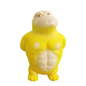 Slow-rebound "Muscle Gorilla" stress-relief toy—a viral, squeezable desk accessory perfect for curing office boredom.