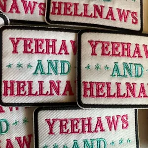 Yeehaw Iron on Patches