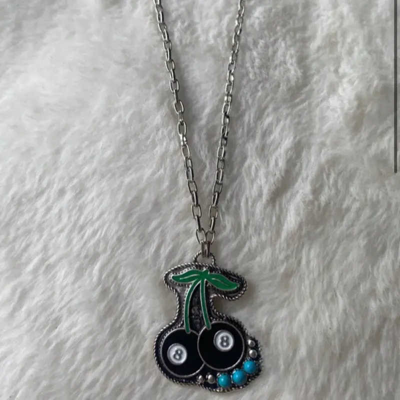 Cherry 8 ball necklace Cherry 8 ball necklace