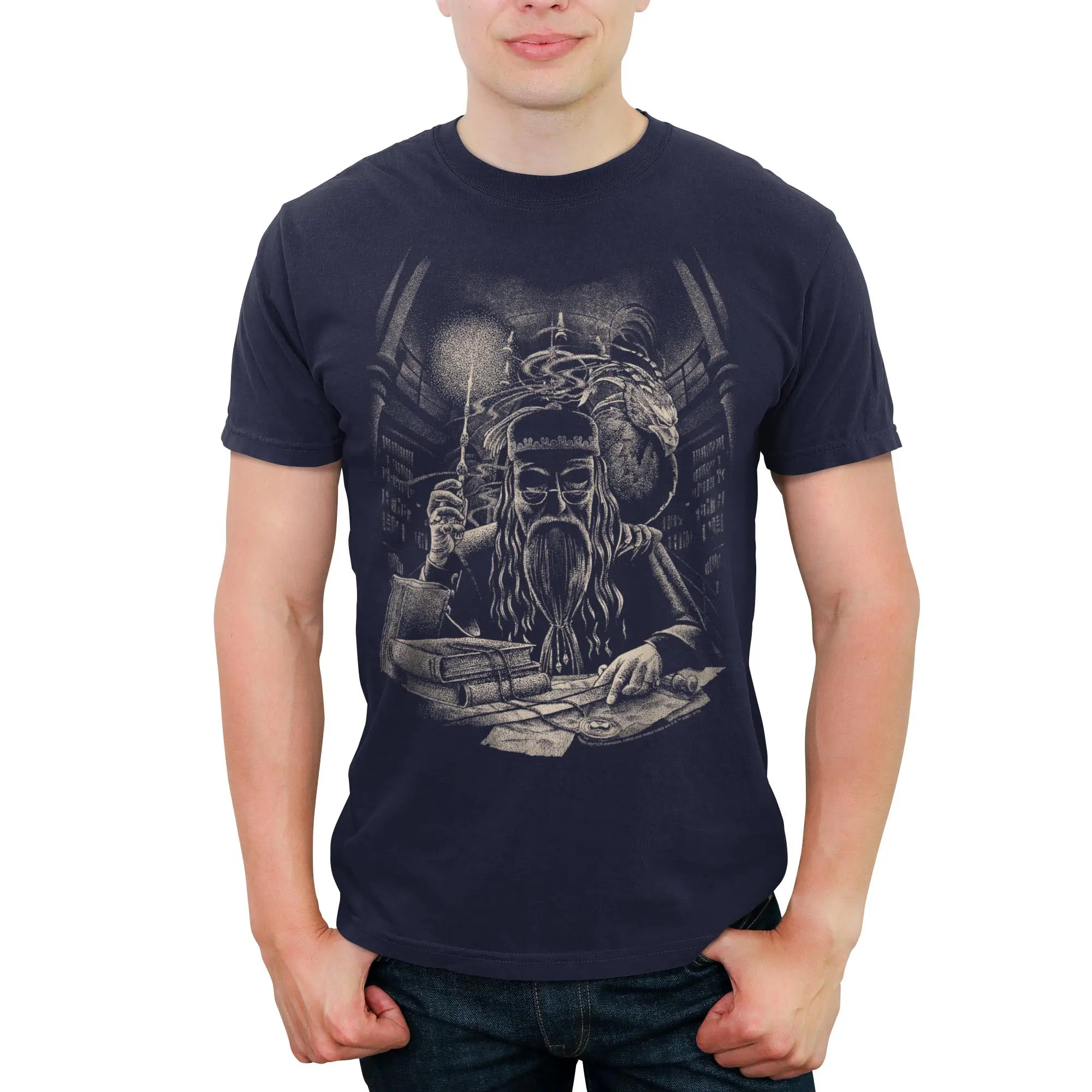 Mens Harry Potter Dumbledore Sketch T Shirt