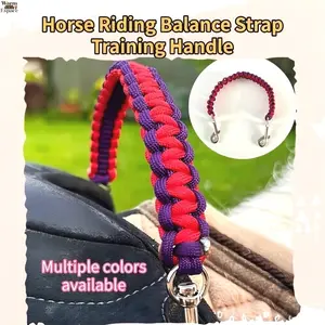 Horse Riding Balance Strap Training Handle, Saddle Posture Stability Belt, Equestrian Supplies
