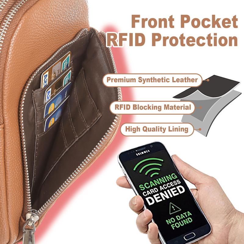 INICAT RFID Blocking Anti-Theft Small Crossbody Sling Bags Chest bag for Women and Men INICAT RFID Blocking Anti-Theft Small Crossbody Sling Bags Chest bag for Women and Men