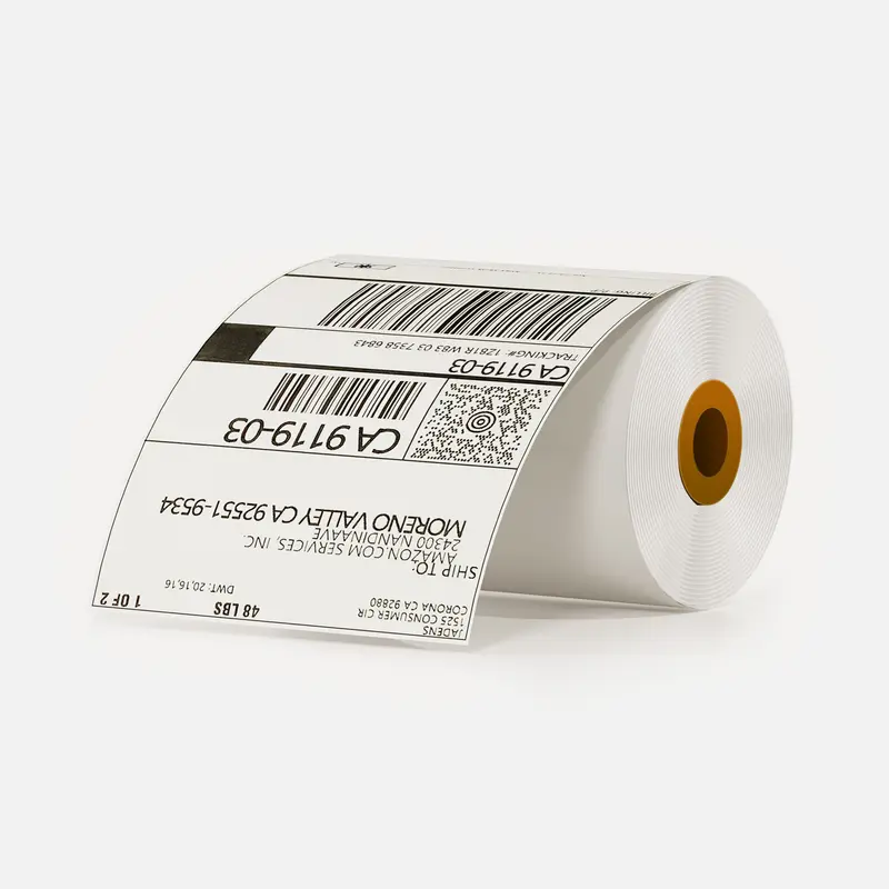 JADENS 4x6 Thermal Printing Labels - 350 Labels for Thermal printer Waterproof, BPA/BPS Free, Most Thermal Printer, Perforated, Commercial Grade