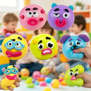 2026 NEW Smushers Squishy - Curiosities Smushers Dog Face Swap Squishy Soft Moldable Cute Slow Rise Relaxing Sensory Fidget Relief Anxiety Stress Fun Desk Accessory Stress Relieving Accessory for Adults
