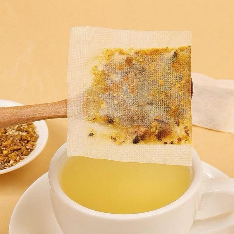 KANGLAI Premium Turmeric Ginger Cinnamon Tea Bags, 30 Eco-Conscious Tea Bags, No Sugar, No Caffeine, No Gluten, Vegan, Purely Natural Ingredients, Handmade, 2gx30, 2.12oz