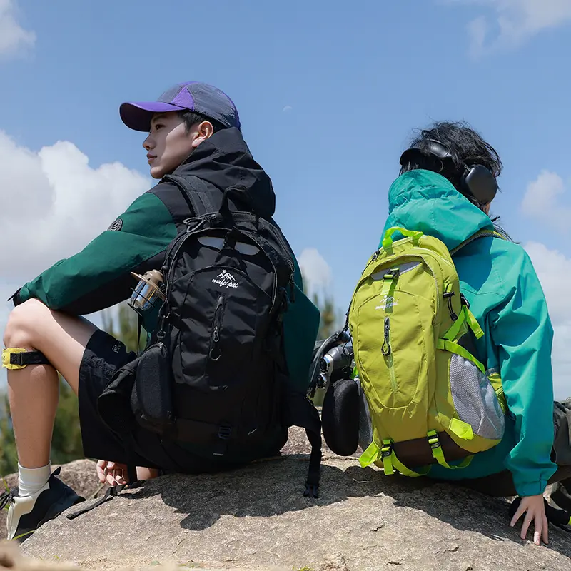 Zhuobetu Mountaineering Bag Large Capacity 30L Travel Bag Backpack Outdoor Sports Hiking Light Travel Backpack School Bag