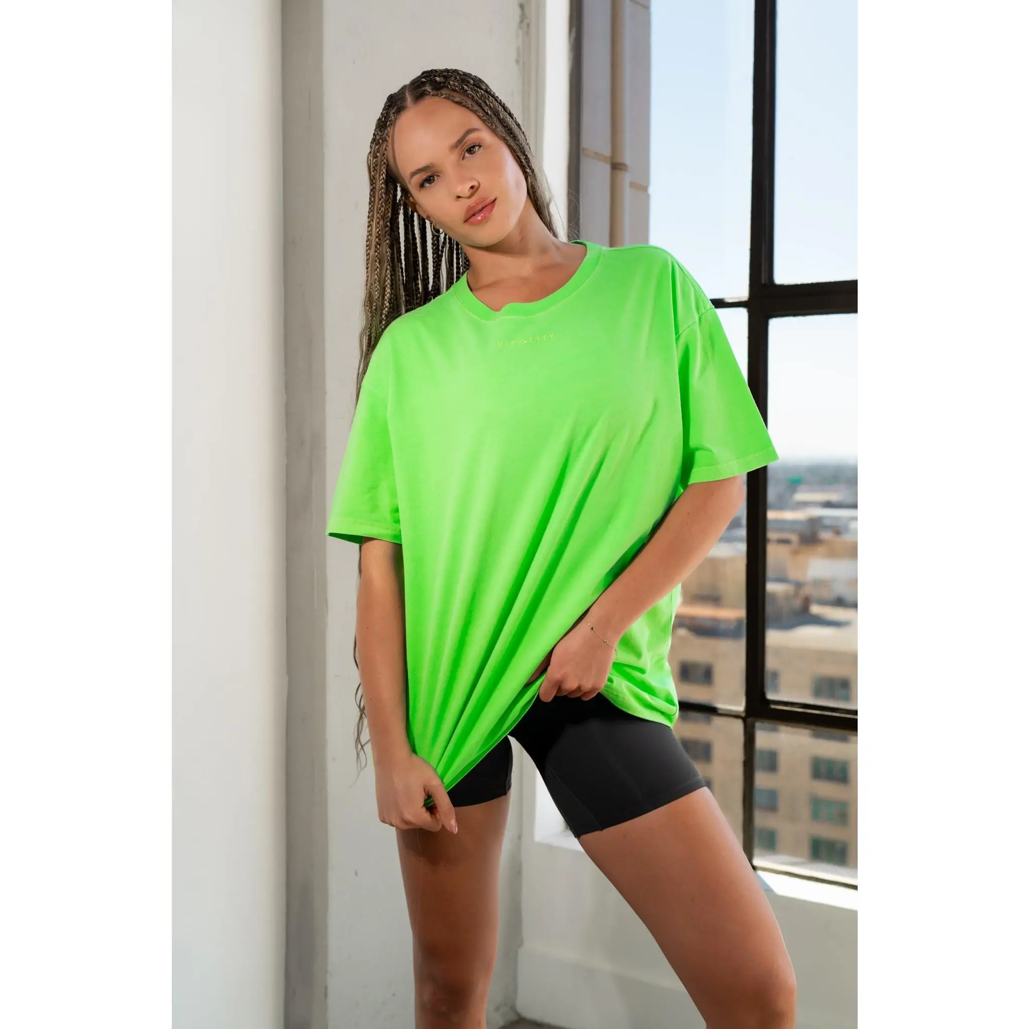 Vitality Retro® Uni Tee - Neon Green