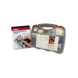 Make: Electronics Third Edition Kits - Component Packs Follow Experiments in book by Charles Platt for Beginners | Educational Accessories for Learning STEM DIY Projects with electronic circuits Digital Microscope