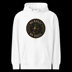 NO HALL NO BALL hoodie Cotton Fabric Menswear