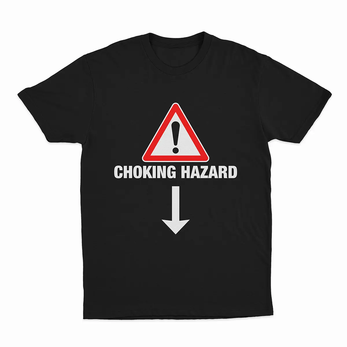Men's American Choking Hazard Print Short-Sleeve Round Neck Casual T-Shirt - Mens Clothing, Shortsleeve, Good Graphic Tees, Funny Graphic Tee, Funny Sarcastic Humor Shirts, Tops, Tshirt, Menswear, Chinese New Year, Funny Shirts