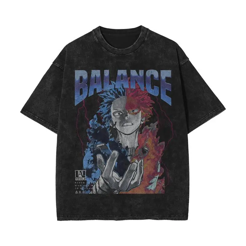 Todoroki Vintage T-Shirt, My Hero Academia, Todoroki Shirt, My Hero Academia Shirt, Todoroki Merch, Anime My Hero Academia, Anime Shirt, Manga Shirt, Shirt For Unisex, Gift For Men, Gift For Women, Anime Shirt For Fan, Menswear Top, Underwear Tshirt