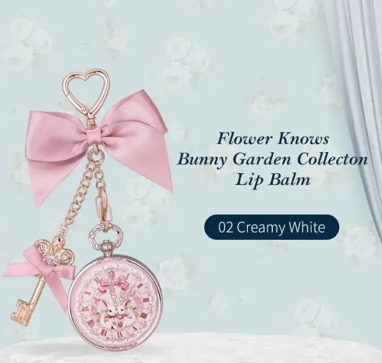Flower Knows Strawberry Cupid Collection Solid Perfume Balm Pendant Perfumes For Men And Women Original