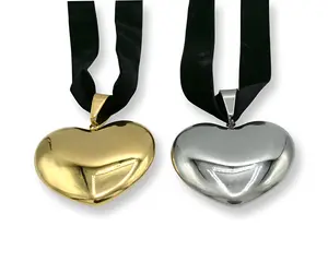 Big Heart Necklace Stainless Steel