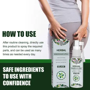 Herbal Hemorrhoid Relief Kit - Aloe Vera Soothing Spray & Cooling Cream - Fast Acting Treatment for Pain, Itching, Swelling & Burning - Natural Internal & External Care, Pain Relief Balm, 30G,summervibes