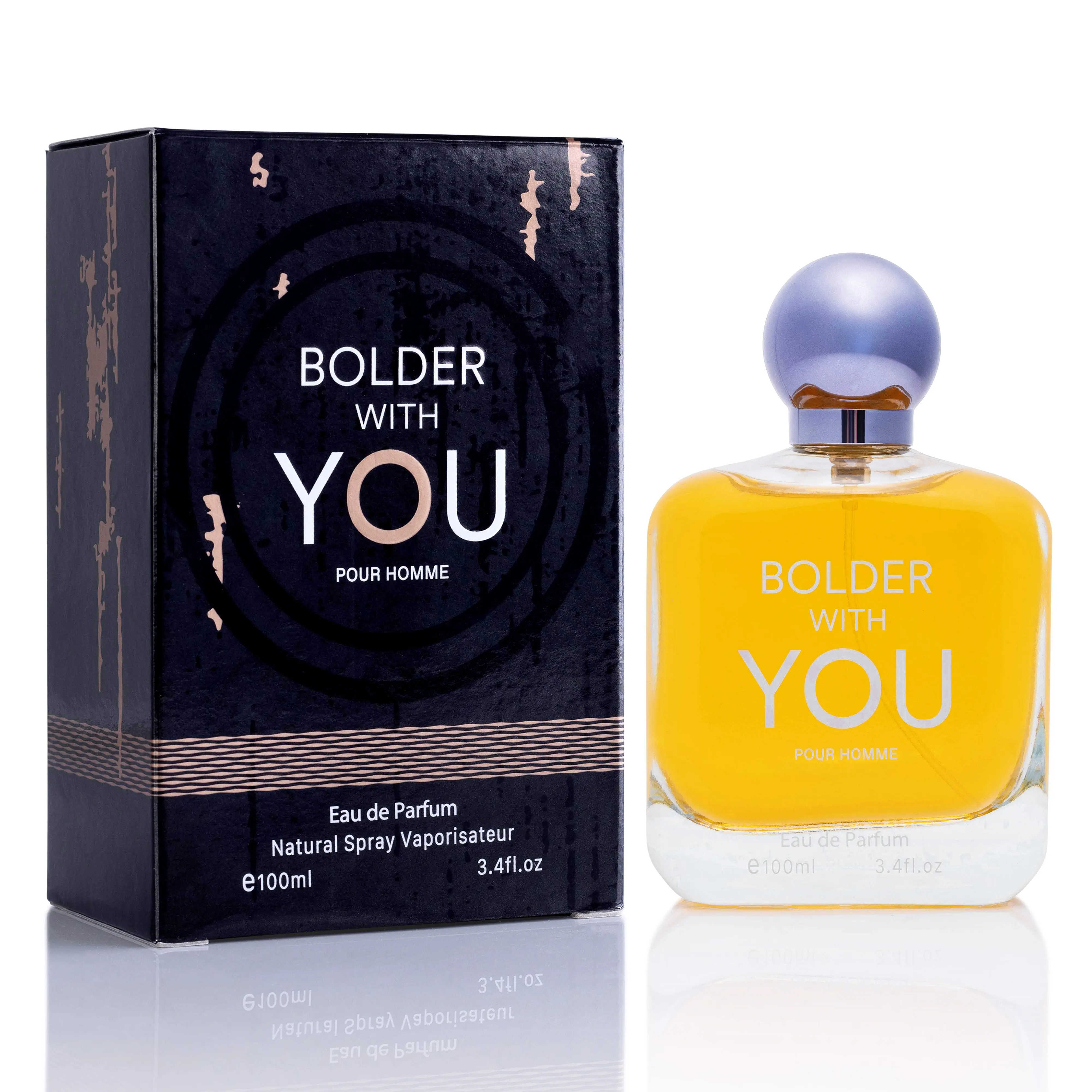 Urban Collection Bolder With You Eau De Parfum for Men, Captivating Spicy Woody Fragrance with Warm Cardamom, Chestnut & Vanilla, 100ml Spray, Captivating Fragrance, Single Item, Adults, Boxed Men's Fragrance