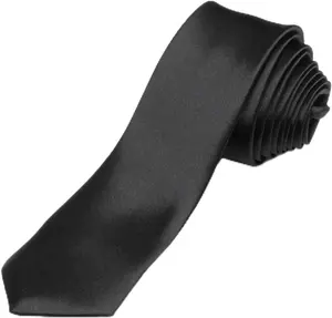 Men's Skinny Ties 2 Inch (5CM) Solid Pure Color Plain Slim Necktie for Men
