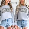 Camo Football Team Graphic Sweatshirt Ash Unisex Camouflage Football Pullover Team Football Sports Sweater